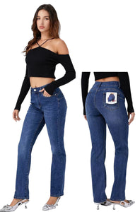 Jeans straight curvy 7595 - JEANS - Stilosa