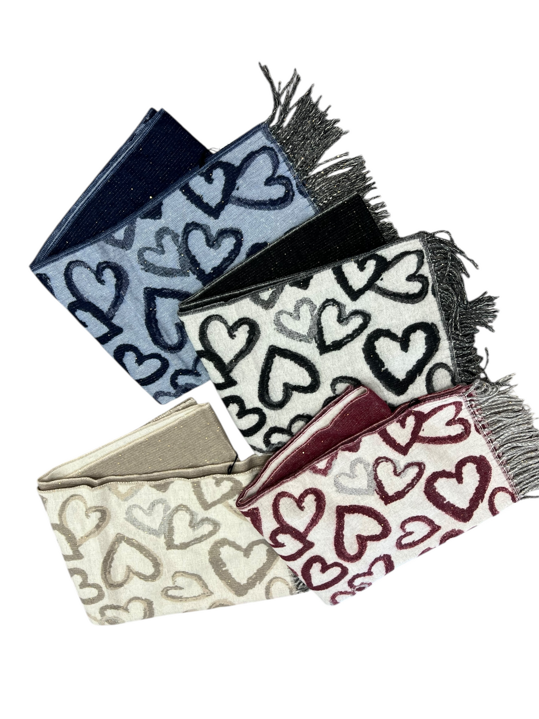 Sciarpona cuori - Sciarpa - Stilosa