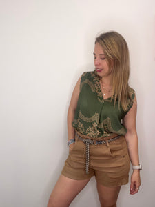 Short con elastico e cintura - abbigliamento - Stilosa