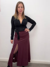 Carica l&#39;immagine nel visualizzatore di Gallery, Gonna maxi con drappeggio - abbigliamento - Artigli
