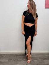 Carica l'immagine nel visualizzatore di Gallery, Gonna midi jersey nodo - abbigliamento - Stilosa
