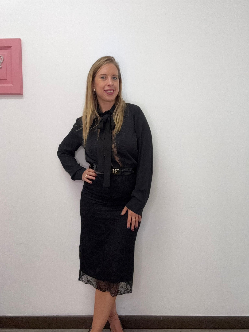 Gonna midi in pizzo - abbigliamento - Artigli