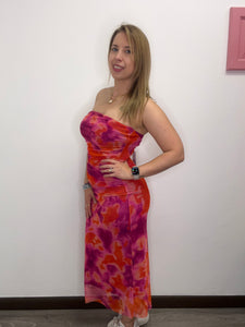 Abito tulle tagliato seno - abbigliamento - Stilosa
