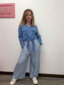 Panta palazzo 3 bottoni - abbigliamento - Stilosa