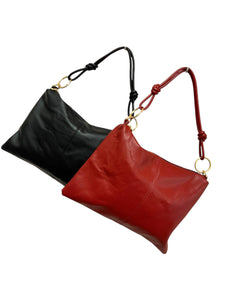 Pochette morbida con manico cerchi - Borsa - Stilosa