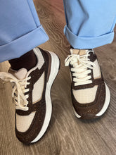 Carica l'immagine nel visualizzatore di Gallery, Sneakers bicolor con strass - Scarpe - Stilosa
