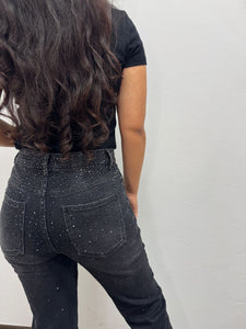 Jeans MOM strass 767 - JEANS - Stilosa