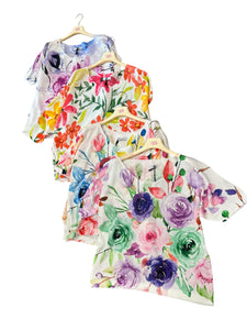 Maglia traforata con stampa - abbigliamento - Stilosa
