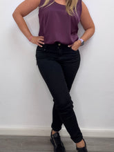 Carica l'immagine nel visualizzatore di Gallery, Jeans skinny con paillettes - abbigliamento - Artigli
