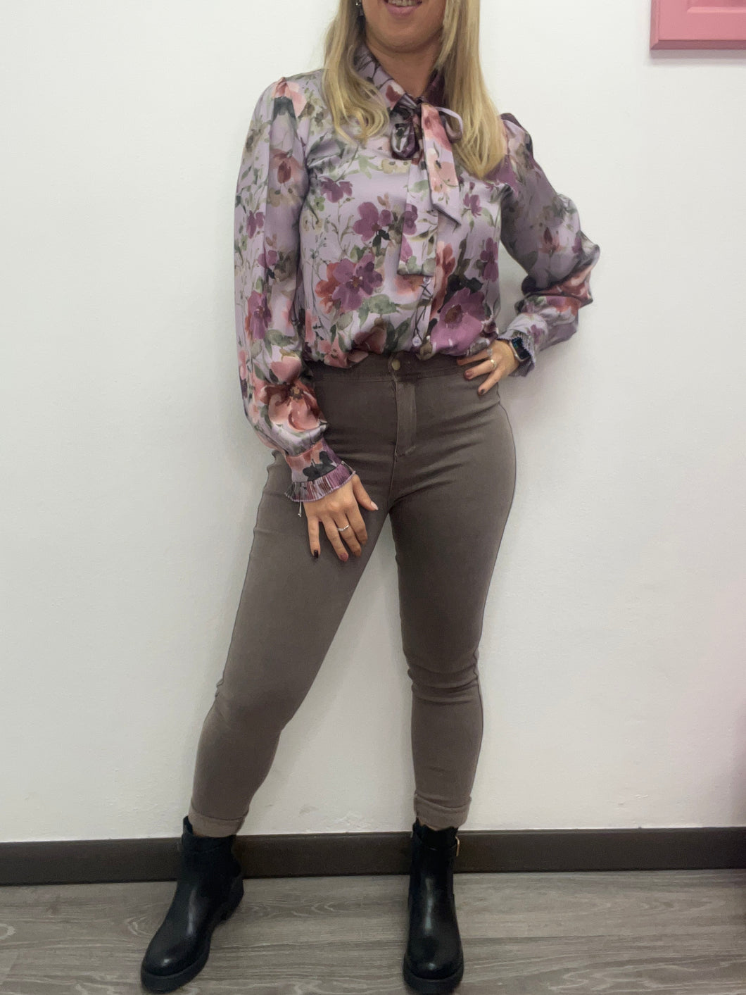Jeggings con bottone skinny - abbigliamento - Stilosa