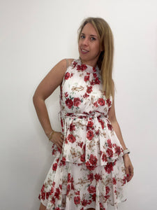 Abito balze e fiocco dietro - abbigliamento - Stilosa