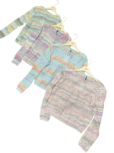Maglia traforata paillettes - abbigliamento - Stilosa