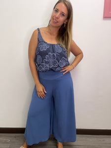 Canotta doppiata fiori - abbigliamento - Stilosa