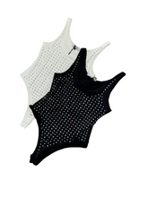 Carica l'immagine nel visualizzatore di Gallery, Body con strass quadrati - abbigliamento - Stilosa
