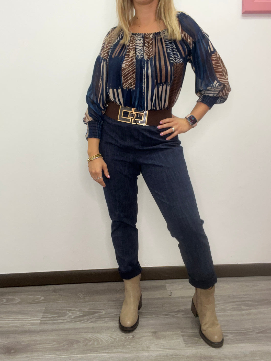 Pantalone con elastico fantasia - abbigliamento - Artigli