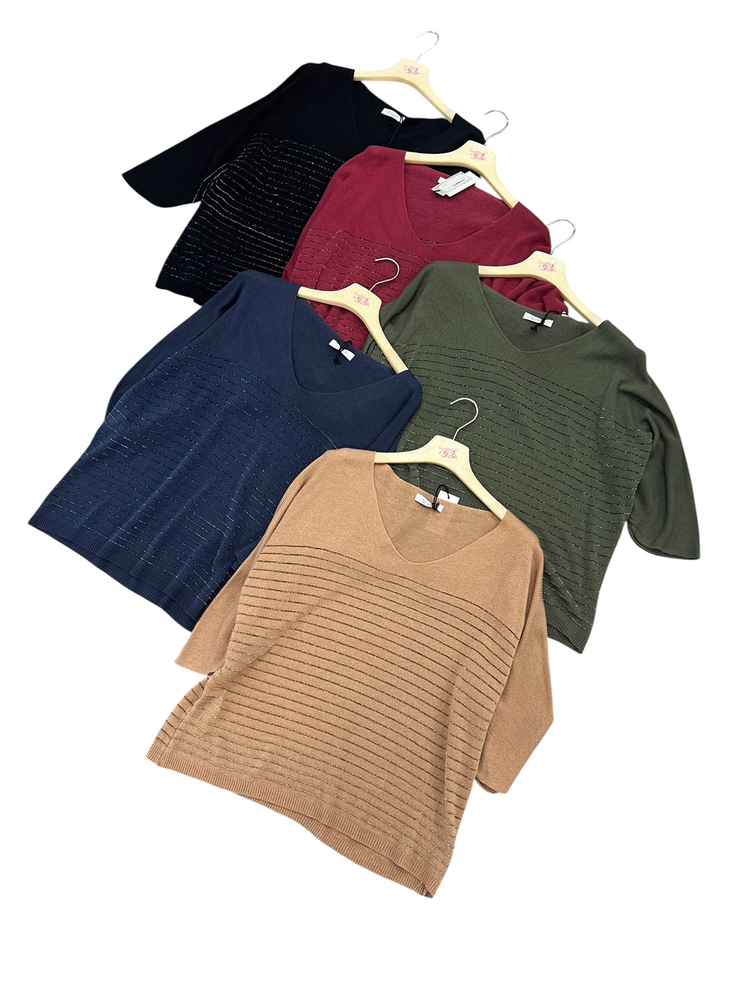 Maglia fili lurex sfumati - abbigliamento - Stilosa