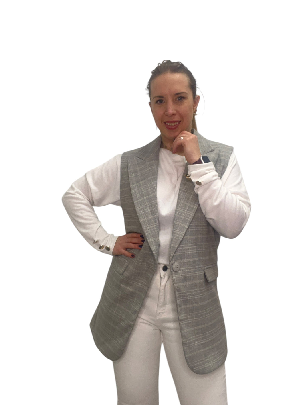 Gilet lungo un bottone - abbigliamento - TWO-WAY