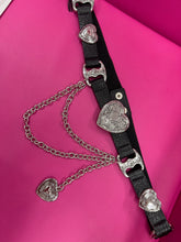 Carica l&#39;immagine nel visualizzatore di Gallery, Cintura elastica cuori e catene - Cintura - Stilosa
