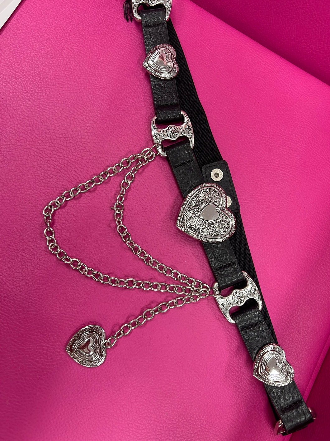 Cintura elastica cuori e catene - Cintura - Stilosa