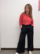 Carica l&#39;immagine nel visualizzatore di Gallery, Pantalone palazzo con pinces - abbigliamento - Artigli
