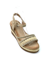 Carica l'immagine nel visualizzatore di Gallery, Zeppa con intrecci e strass - Scarpe -
