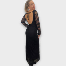 Carica l&#39;immagine nel visualizzatore di Gallery, Abito lungo pizzo scollo uovo - abbigliamento - Stilosa
