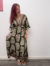 Carica l'immagine nel visualizzatore di Gallery, Abito kimono lungo fantasia - abbigliamento - Stilosa
