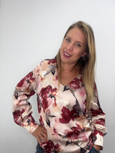 Carica l&#39;immagine nel visualizzatore di Gallery, Blusa fantasia fiorita - abbigliamento - Jiveley
