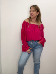 Camicetta pizzo spalle e fiocchi - abbigliamento - Stilosa