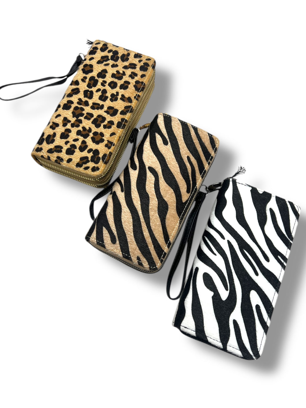 Portafoglio grande pelo stampa - Borsa - Stilosa