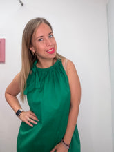 Carica l&#39;immagine nel visualizzatore di Gallery, Abito cotone fiocco smanicato - abbigliamento - Stilosa
