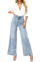 Carica l'immagine nel visualizzatore di Gallery, Jeans palazzo super stretch - abbigliamento - Stilosa
