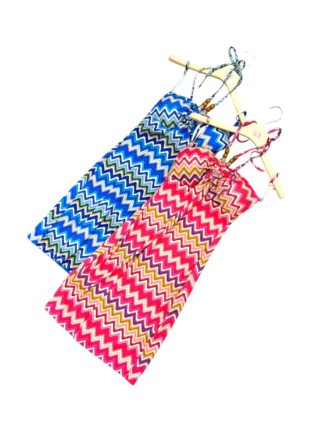 Abito corto zigzag perline - abbigliamento - Stilosa