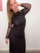 Carica l&#39;immagine nel visualizzatore di Gallery, Abito midi tulle e luccichio - abbigliamento - Stilosa
