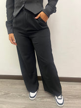 Carica l&#39;immagine nel visualizzatore di Gallery, Pantalone palazzo ccon pence e tasca - abbigliamento - Stilosa
