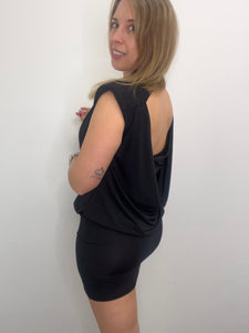 Abito fascia e scollo - abbigliamento - Stilosa