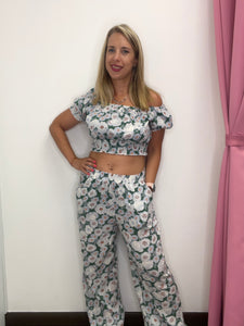 Completo top e panta margherita - abbigliamento - Stilosa