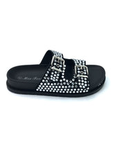 Carica l'immagine nel visualizzatore di Gallery, Ciabatta strass grandi e fibbie - Scarpe - Stilosa
