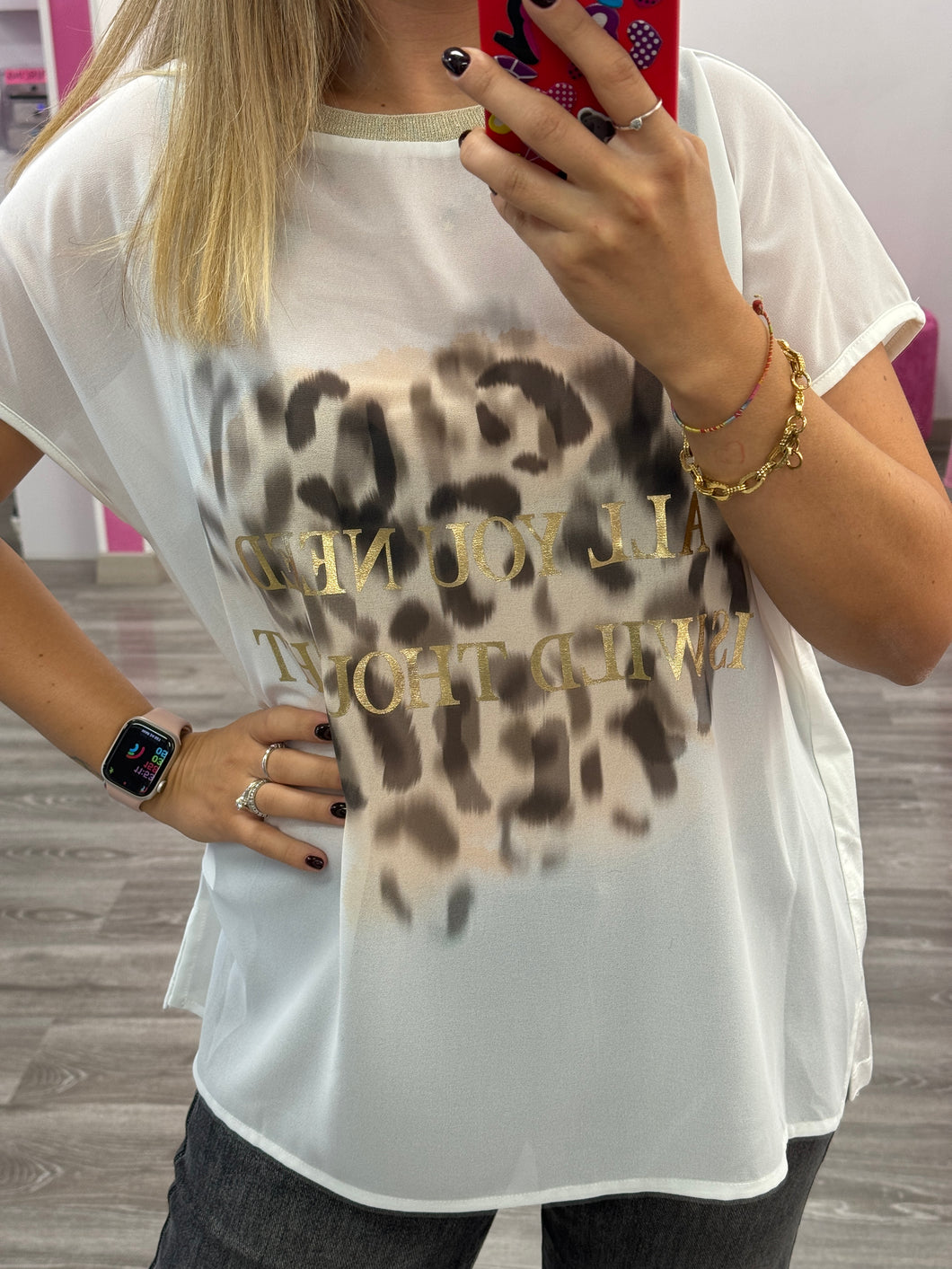 T-shirt con disegno fantasia - abbigliamento - Artigli