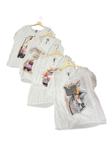 T-shirt maxi con stampa - abbigliamento - Stilosa
