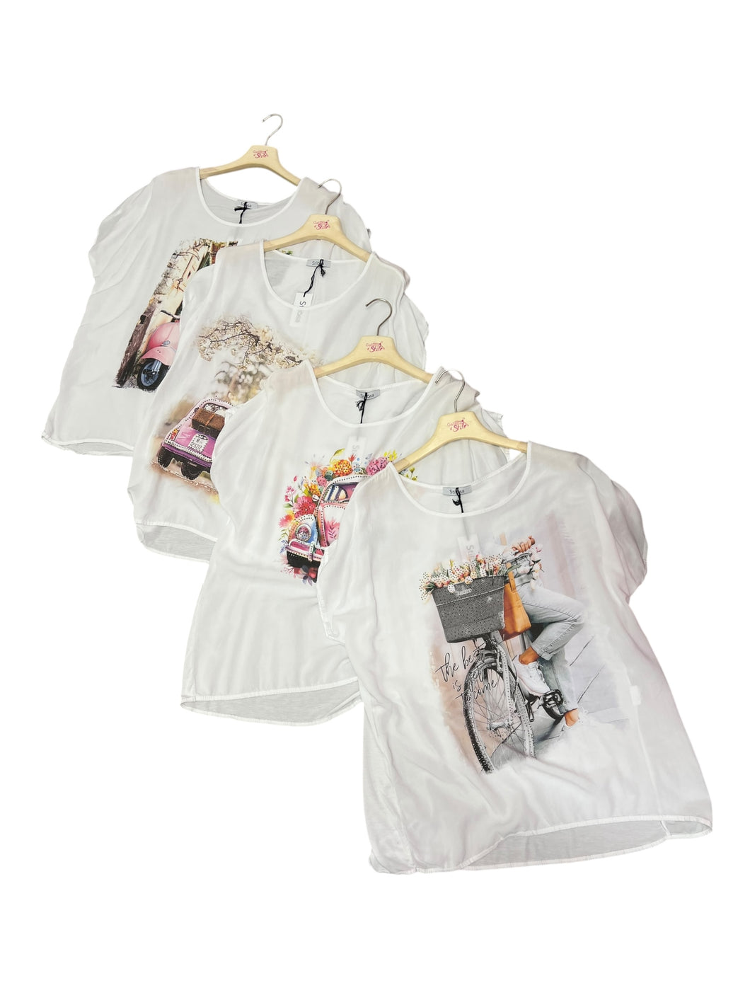 T-shirt maxi con stampa - abbigliamento - Stilosa