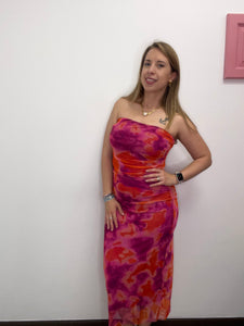 Abito tulle tagliato seno - abbigliamento - Stilosa