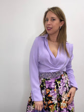 Carica l&#39;immagine nel visualizzatore di Gallery, Camicia colletto e arricciatura - abbigliamento - Stilosa
