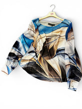 Carica l'immagine nel visualizzatore di Gallery, Blusa girocollo fantasia SAND - abbigliamento - Jiveley
