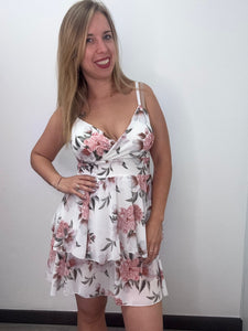 Abito corto peonie - abbigliamento - Stilosa