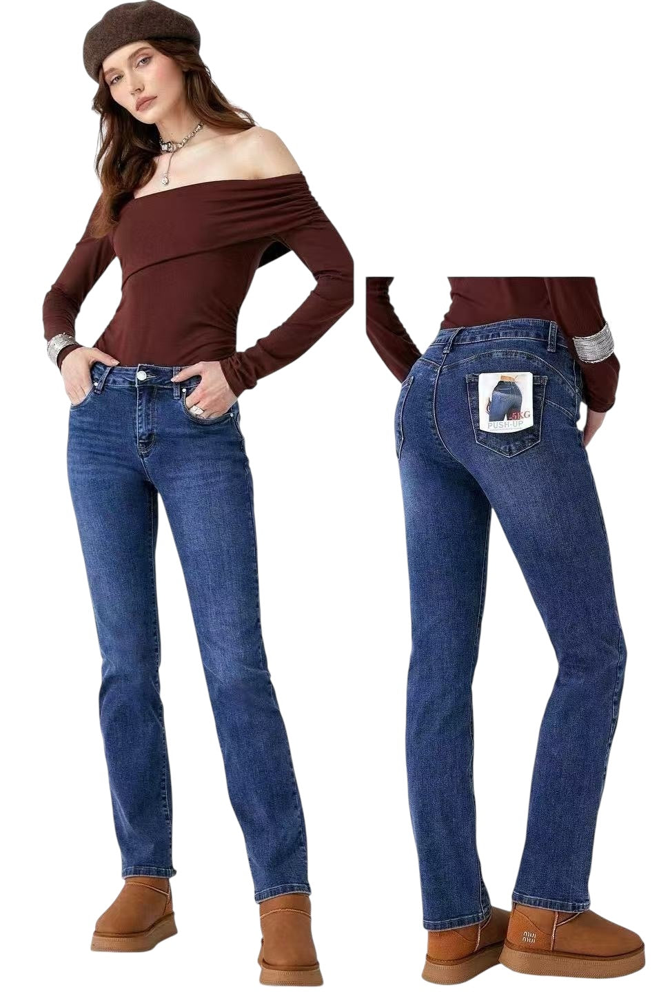 Jeans gamba dritta 7589 - JEANS - Stilosa