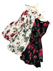 Abito doppiato con balza - abbigliamento - Stilosa