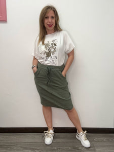 T-shirt stampa floreal - abbigliamento - Jiveley