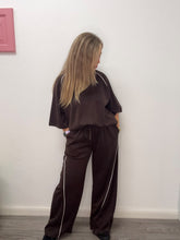 Carica l'immagine nel visualizzatore di Gallery, Tuta modal riga a contrasto - abbigliamento - Stilosa
