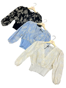 Camicia corta ricami e paill - abbigliamento - Stilosa